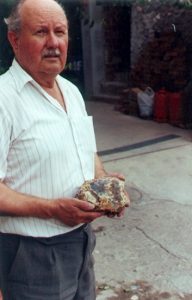 Native antimony specimen. Mass of 5 kg.  La Viñuela